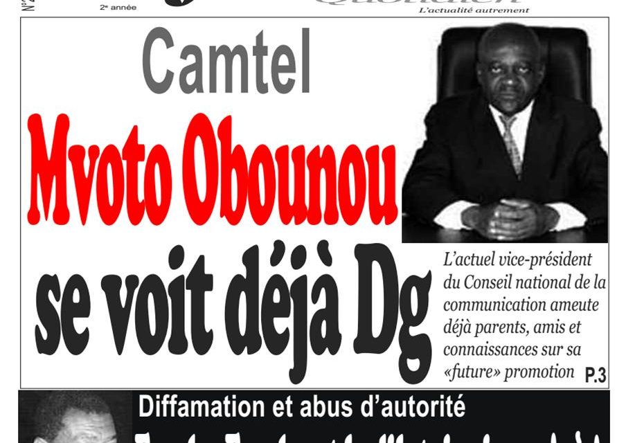 Cameroun: Journal InfoMatin parution du 19 Mars 2018