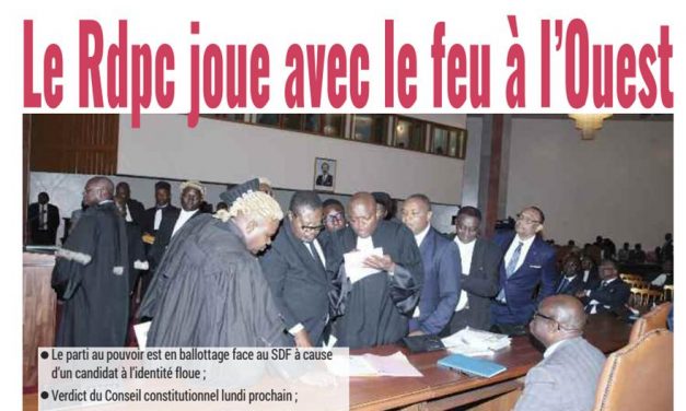 Cameroun: journal Mutation parution du 16 mars 2018