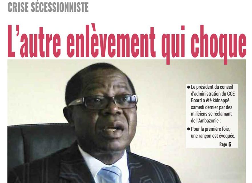 Cameroun: Journal Mutations parution du 19 Mars 2018