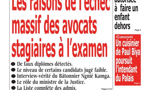 Cameroun : journal Kalara, parution du 09 Mai 2018