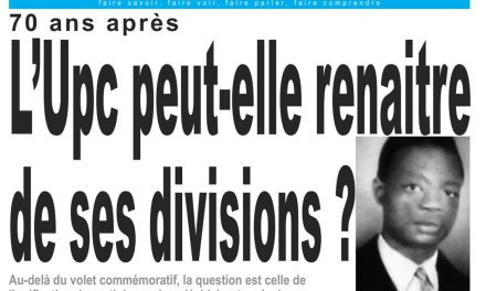 Cameroun : journal LeJour, parution du 10 Avril 2018