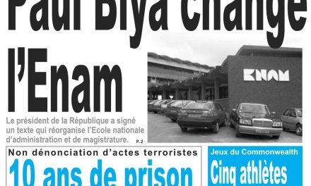 Cameroun : journal LeJour, parution du 11 Avril 2018