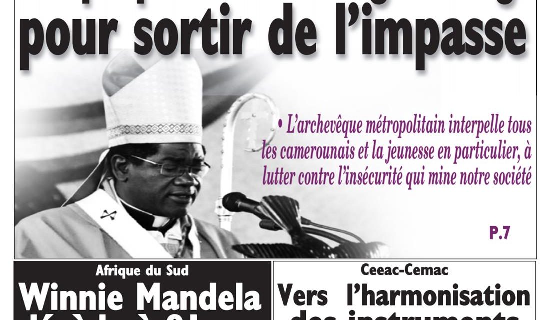 Cameroun : journal Le Messager, parution du 03 Avril 2018