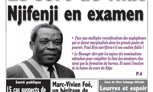 Cameroun : journal Le Messager, parution du 10 Avril 2018