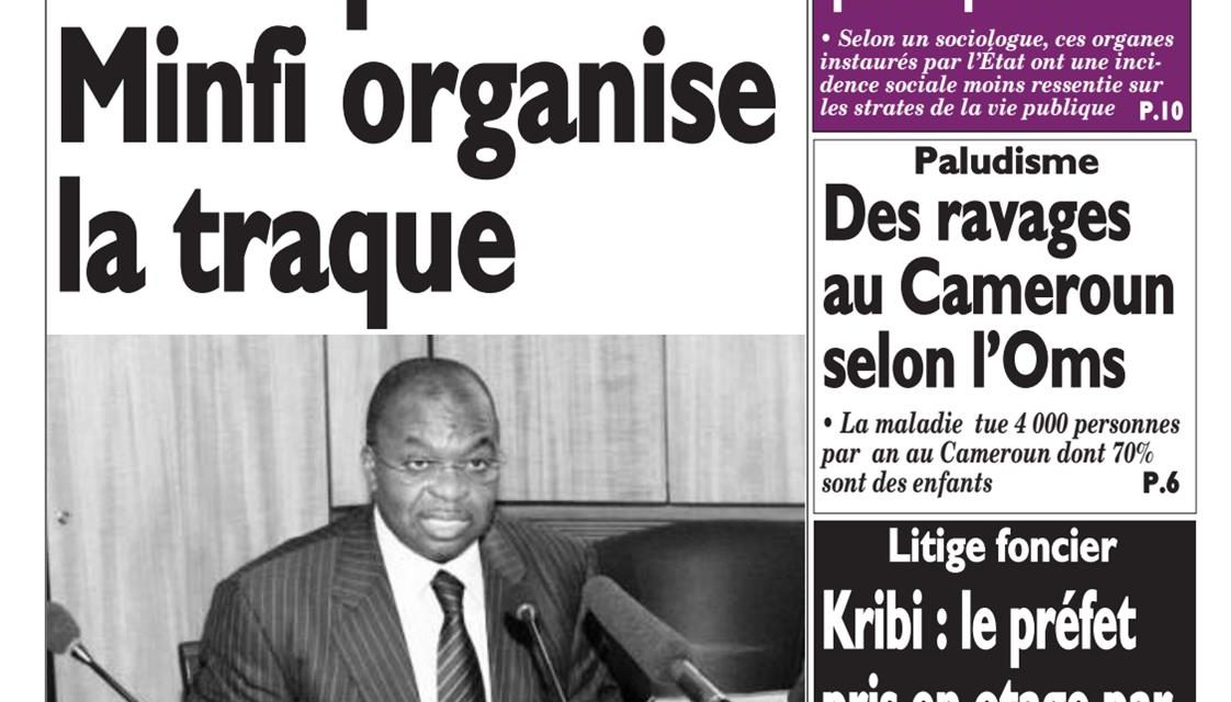 Cameroun : journal Le Messager, parution du 18 Avril 2018