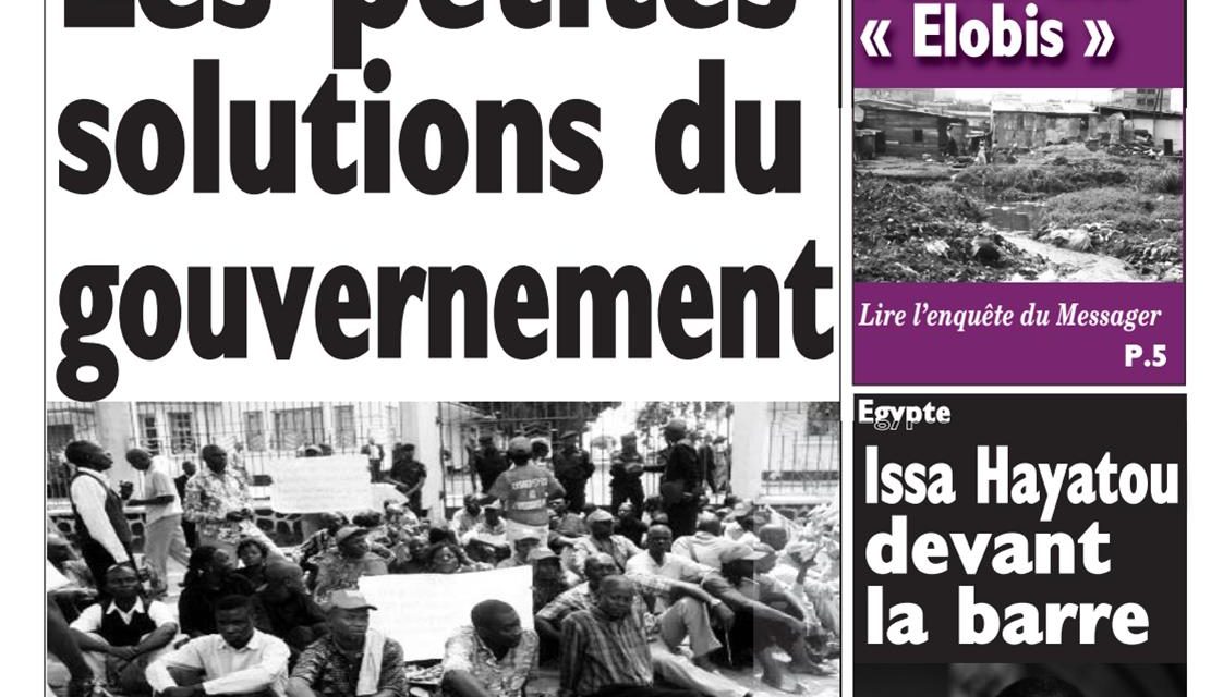 Cameroun : journal Le Messager, parution du 19 Avril 2018