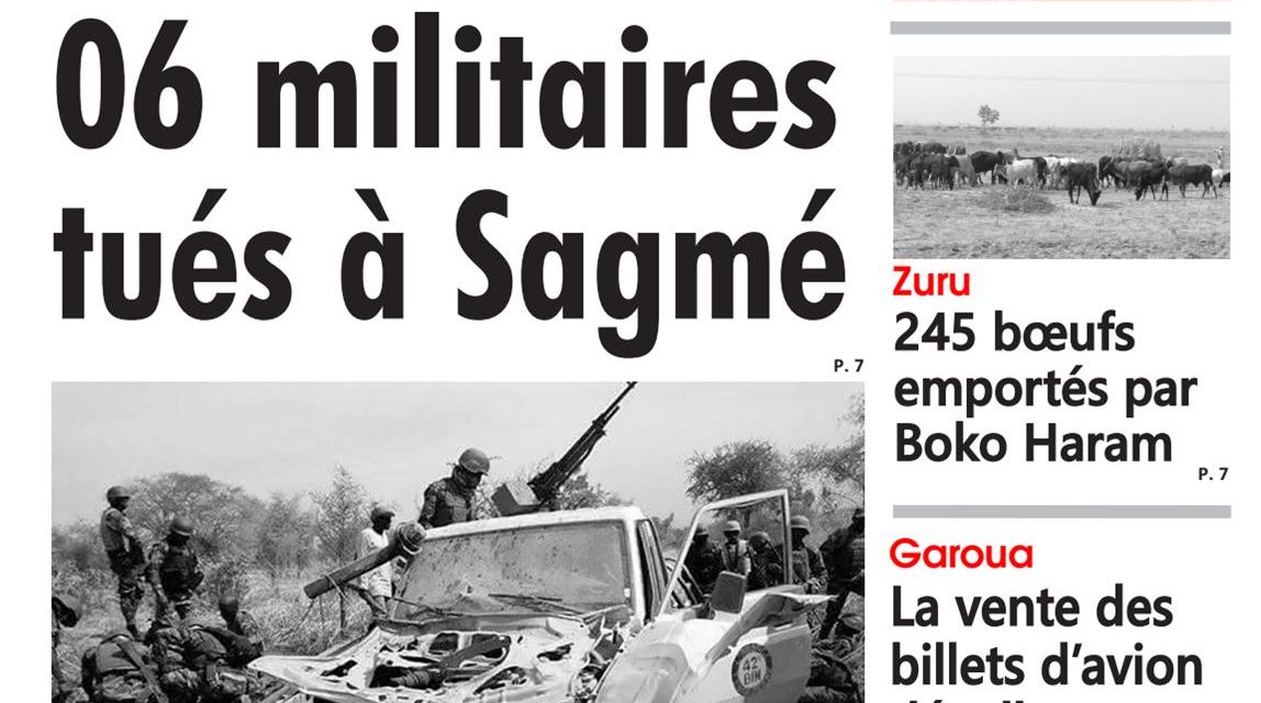 Cameroun : journal L’œil du Sahel, parution du 04 Avril 2018