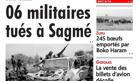 Cameroun : journal L’œil du Sahel, parution du 04 Avril 2018