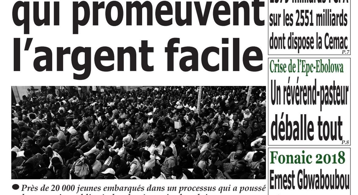 Cameroun : journal Emergence, parution du 19 Avril 2018