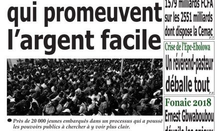 Cameroun : journal Emergence, parution du 19 Avril 2018