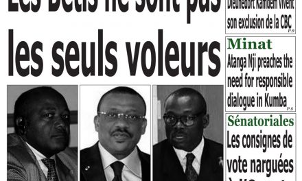 Cameroun : journal Emergence, parution du 28 Mars 2018