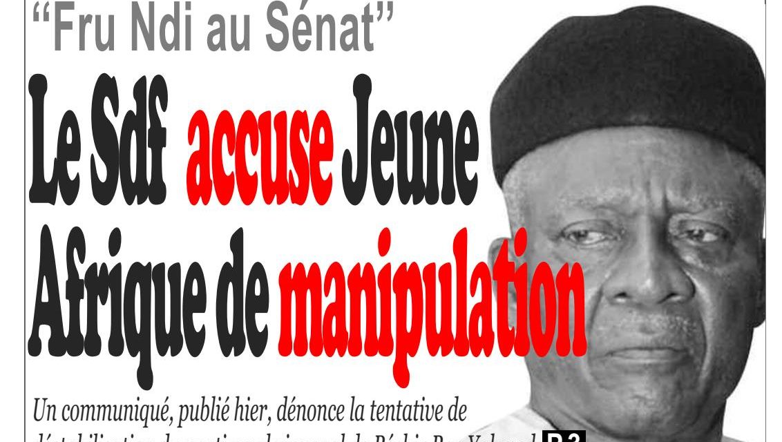 Cameroun : journal InfoMatin, parution du 11 Avril 2018