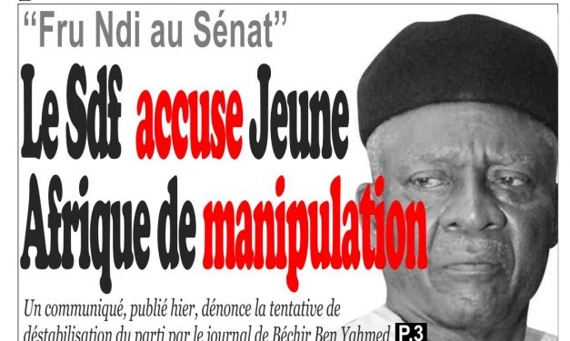 Cameroun : journal InfoMatin, parution du 11 Avril 2018