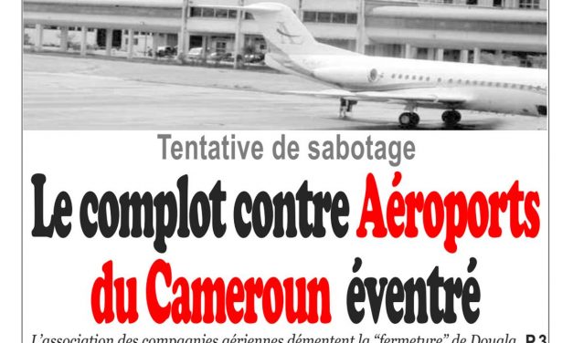 Cameroun : journal InfoMatin, parution du 19 Avril 2018