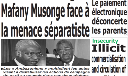 Cameroun : Journal quotidien émergence parution 05 septembre 2018