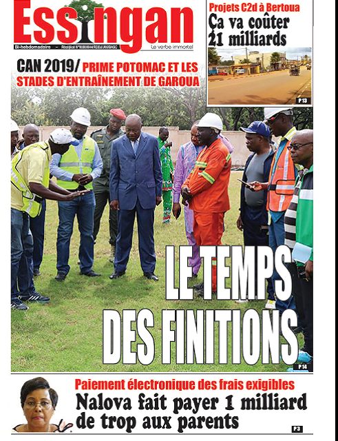 Cameroun : Journal Essingan parution 17 septembre 2018