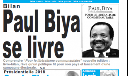 Cameroun : Journal le Jour parution 21 septembre 2018