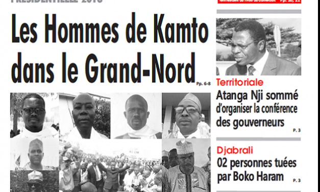 Cameroun : Journal sahel parution 05 septembre 2018