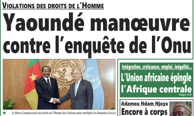Cameroun: journal intégration parution du 13 août 2018