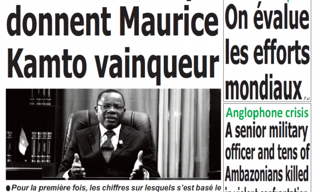 Cameroun : Journal Quotidien émergence parution 24 octobre 2018