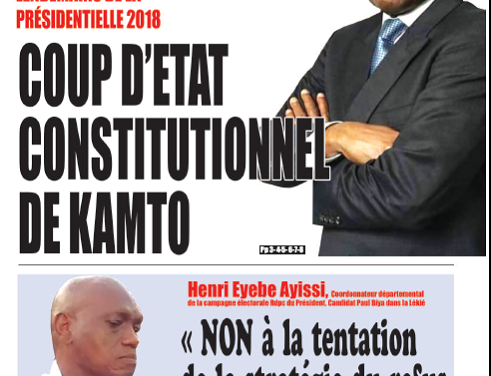 Cameroun : Journal Essingan parution 08 septembre 2018