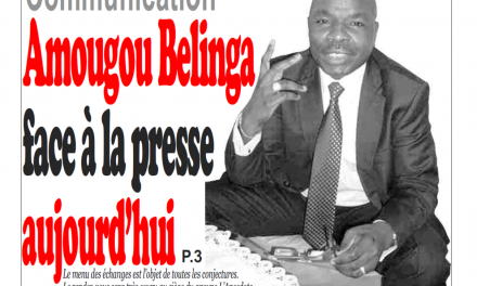 Cameroun : Journal Infomatin parution 29 octobre 2018