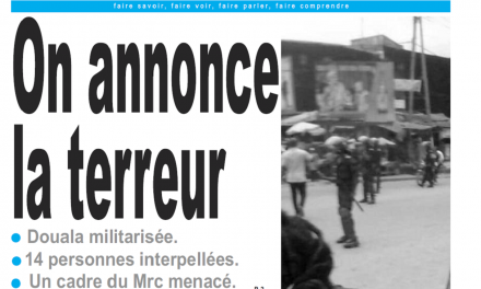 Cameroun : Journal le jour parution 22 octobre 2018
