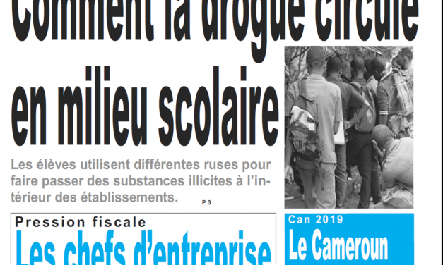 Cameroun : Journal le jour parution 24 octobre 2018