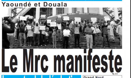 Cameroun : Journal le jour parution 29 octobre 2018