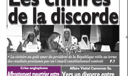 Cameroun : Journal le messager parution 24 octobre 2018