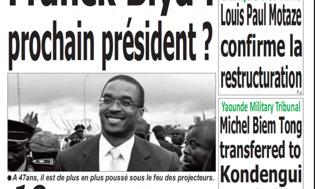 Cameroun : Journal émergence parution 16 novembre 2018