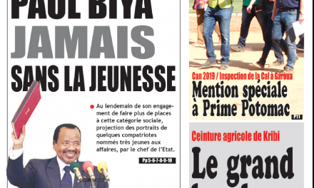 Cameroun : Journal Essingan parution 15 novembre 2018