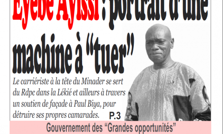 Cameroun : Journal Infomatin parution 20 novembre 2018
