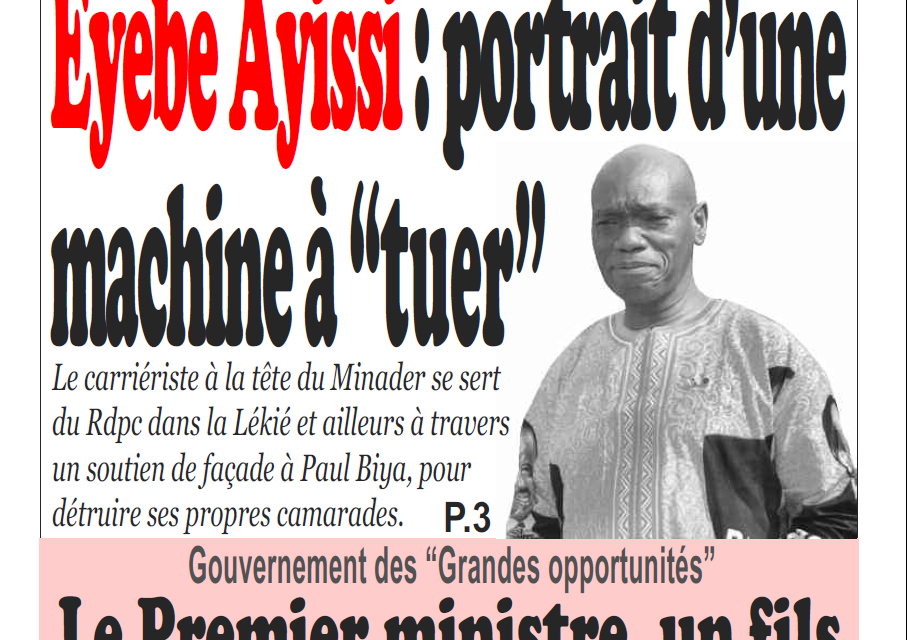 Cameroun : Journal Infomatin parution 20 novembre 2018