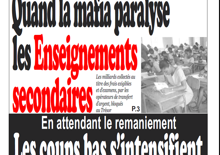 Cameroun: Journal Infomatin parution 22 novembre 2018