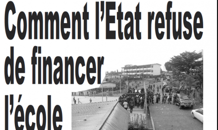 Cameroun : Journal le jour parution 15 novembre 2018