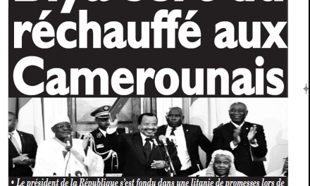 Cameroun : Journal le messager parution 07 novembre 2018