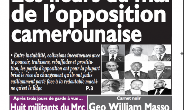 Cameroun : Journal le messager parution 31 octobre 2018