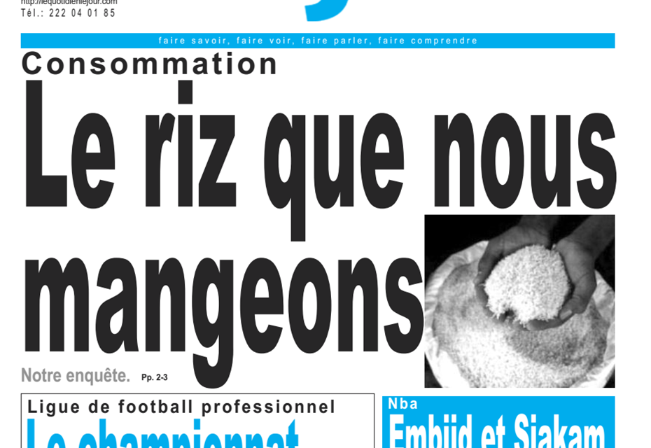 Cameroun : Journal le jour, parution 07 Janvier 2019