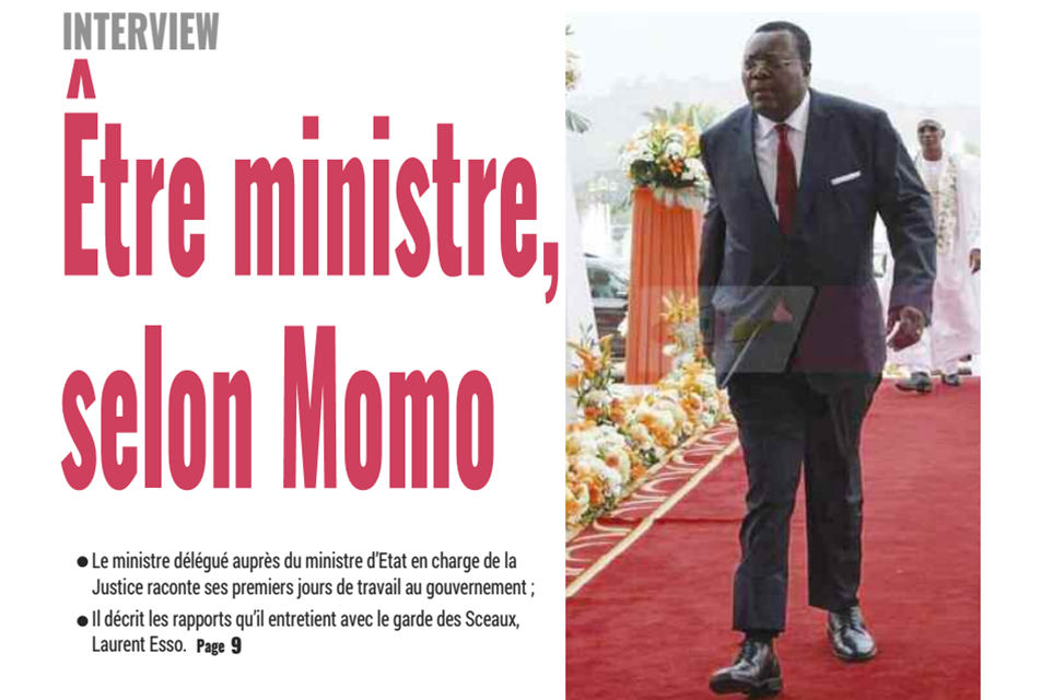 Cameroun : Journal mutations, parution du 24 Janvier 2019