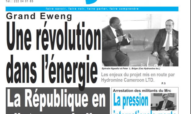 Cameroun : journal le jour du 25 Février 2019