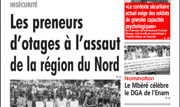 Cameroun : journal l’œil du sahel du 25 Février 2019
