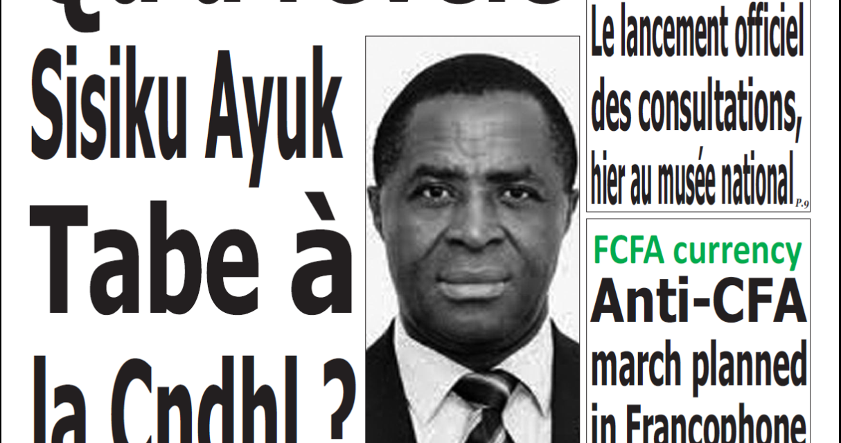 Cameroun : Émergence , parution du 6 Février 2019