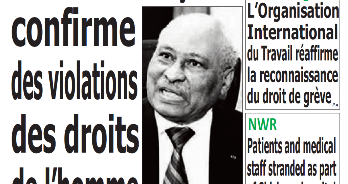 Cameroun : journal émergence du 19 Février 2019
