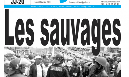 Cameroun : Journal le jour, parution du 28 Janvier 2019