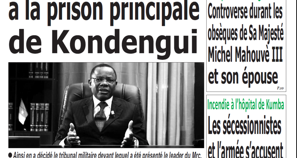 Cameroun : Émergence, parution du 13 Février 2019