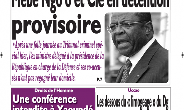 Cameroun: journal le messager du 4 mars 2019