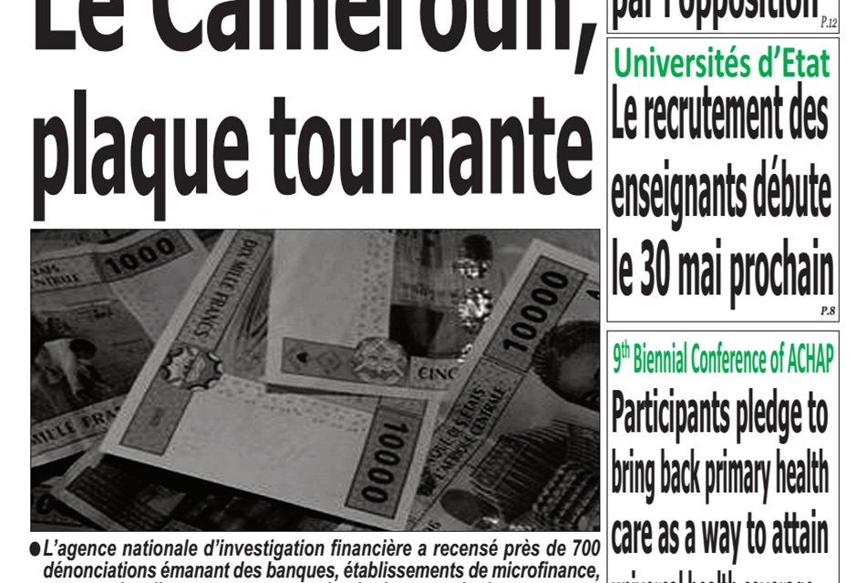cameroun: journal émergence du 28 février 2017