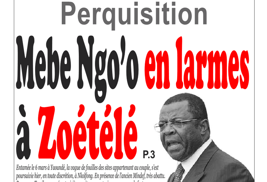 Cameroun: journal infomatin du 8 mars 2019