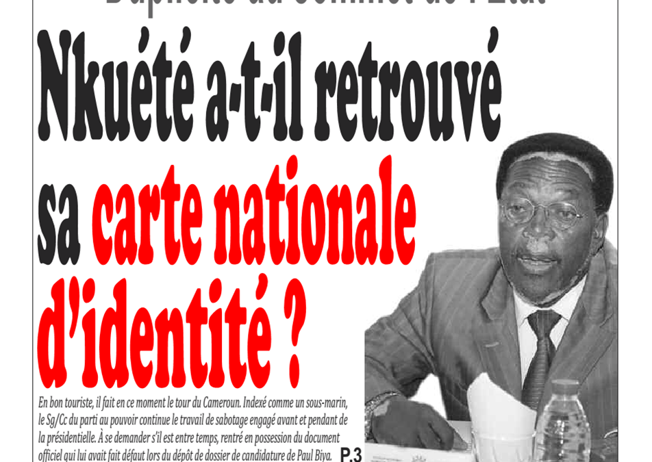 Cameroun: Journal infomatin du 4 Avril 2019
